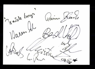 Trouble Boys Rock Pop Band 80er Jahre Original Signiert + M 9224