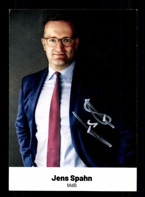 Jens Spahn Bundesminister für Gesundheit Autogrammkarte Original Signiert + 9922