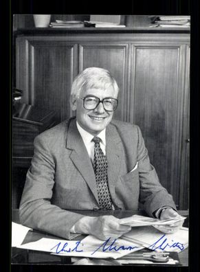 Christian Schwarz Schilling Post Minister 1982-1992 Original Signiert + 9959