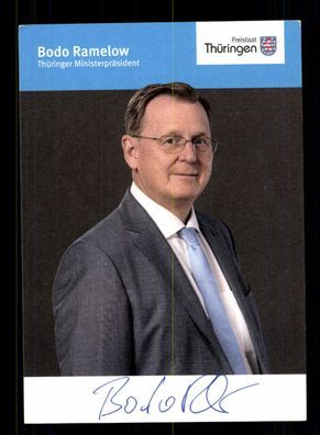 Bodo Ramelow Ministerpräsident Thüringen Die Linke Original Signiert + 10005