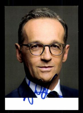 Heiko Maas Aussenminister 2018-2021 Autogrammkarte Original Signiert + 10249