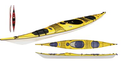 Prijon Millenium Evo GFK Seekajak Wanderkajak für leichte mittelschwere Paddler