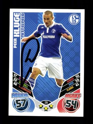 Peer Kluge FC Schalke 04 Match Attax Card Original Signiert + A 225825