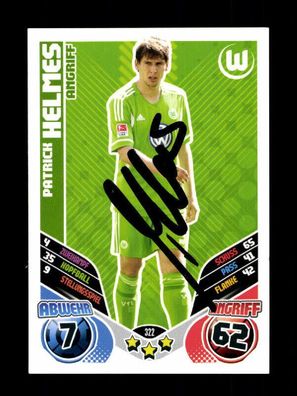 Patrick Helmes VFL Wolfsburg Match Attax Card Original Sign. + A 225859