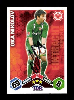 Oka Nikolov Eintracht Frankfurt Match Attax Card Original Signiert + A 225902