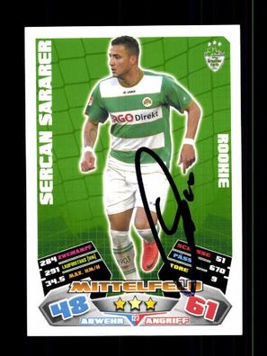 Sercan Sararer Greuther Fürth Match Attax Card Original Signiert + A 225953