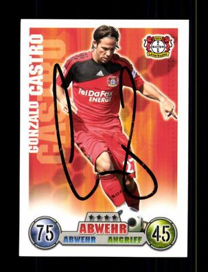 Gonzalo Castro Bayer Leverkusen Match Attax Card Original Signiert + A 225970