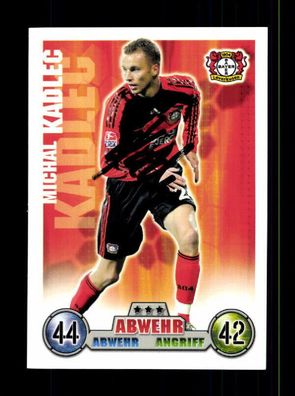 Michael Kadlec Bayer Leverkusen Match Attax Card Original Signiert + A 225979