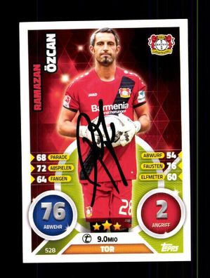 Ramazan Özcan Bayer Leverkusen Match Attax Card Original Signiert + A 225995