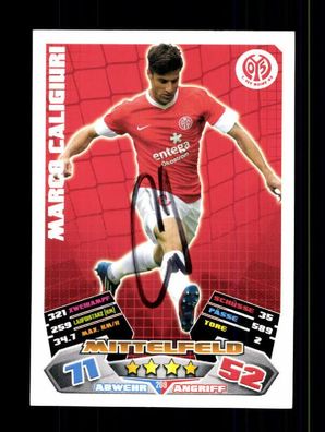 Marco Caligiuri FSV Mainz 05 Match Attax Card Original Signiert + A 226008