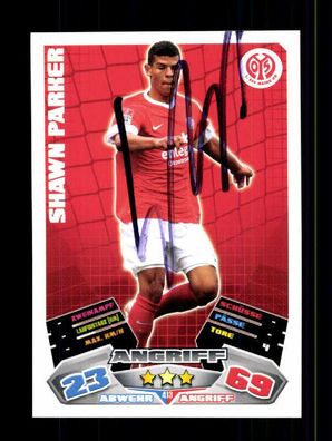 Shawn Parker FSV Mainz 05 Match Attax Card Original Signiert + A 226017