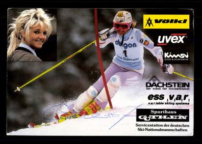 Christa Kinshofer Güthlein Autogrammkarte Original Signiert Ski Alpin + G 38274