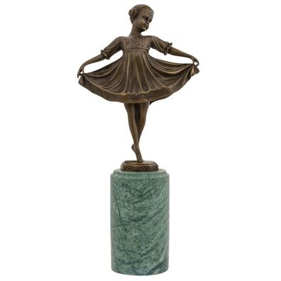 Bronze Skulptur nach Ferdinand Preiss (1882-1943) Kopie Lilli Art-Deco-Style