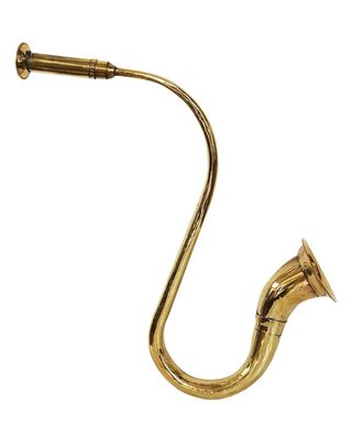 Hörrohr Hörmaschine 36cm Antik-Stil Stethoskop Hörgerät Tröte Signalhorn