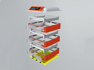 Vollautom. Brutkasten/ Inkubator/ Brutmaschine/ Brutgerät bis zu 322 Hühnereier