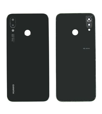 Original Huawei P20 Lite ANE-LX1 Akkudeckel Backcover Black Akzeptabel (ohne Sensor)