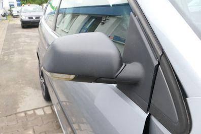 VW Polo 9N 9N3 elektrischer Spiegel Außenspiegel rechts schwarz matt Blinker