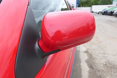 VW Polo 6N elektrischer Spiegel Außenspiegel links außen mit Glas rot LP3G