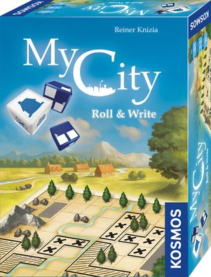 Komos 68238 Spiel My City Roll & Write