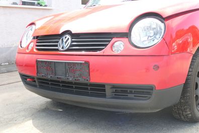 VW Lupo Stoßstange vorne Frontstoßstange Stoßfänger rot LP3G - MÄNGEL