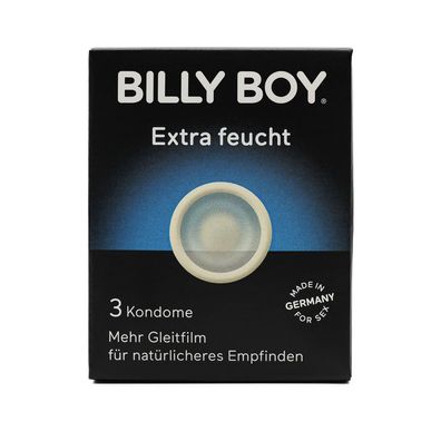 BILLY BOY Extra feucht – das Kondom für natürlicheres Empfinden 3Stk.