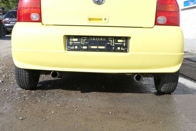 VW Lupo Stoßstange hinten Heckstoßstange Stoßfänger gelb LD1B Tuning Sport