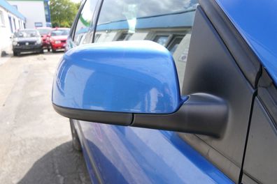 VW Polo 9N 9N3 elektrischer Spiegel Außenspiegel rechts blau La5M