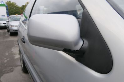 VW Polo 6N manueller manuell Spiegel Außenspiegel rechts mit Glas silber LB7Z