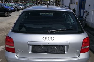 Audi A4 B5 Avant Facelift Heckklappe Klappe hinten silber LY7W Facelfit Scheibe