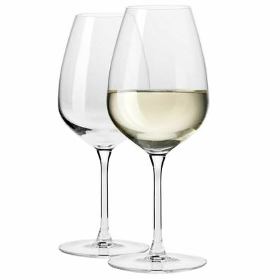 Krosno Duet Gläser für Weißwein Wein | Set 2 | 460 ml | Spülmaschine