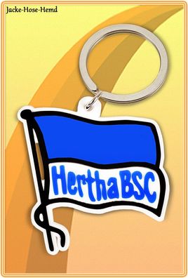 Hertha BSC Schlüsselanhänger Schlüsselband Berlin Fahne offizielles Lizenzprodukt NEU