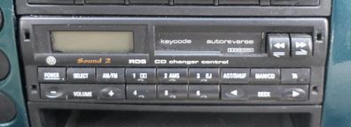 Golf 3 Passat T4 Radio original mit Code RDS Sound 2 autoreverse cd changer cont