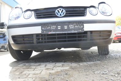VW Polo 9N Stoßstange Frontstoßstange vorne silber LA7W