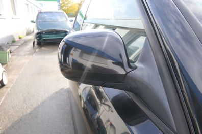 Audi A4 B5 8D Spiegel Außenspiegel rechts elektrisch schwarz LY9B + Glas