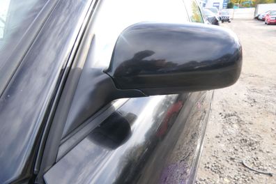 Audi A4 B5 Spiegel Außenspiegel links elektrisch schwarz LY9B