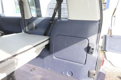 VW T4 Verkleidung Abdeckung Seite hinten rechts Multivan blau lagune + Klappe