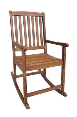 Schaukelstuhl Stuhl aus Akazienholz geölt