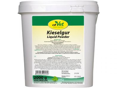 cdVet Kieselgur Liquid Powder Spezialprodukt 2 kg