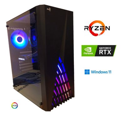 Gaming PC RTX 3060 | RYZEN 5 6x 4,2Ghz | 16GB RAM | 1TB M.2 SSD | Win 11 Pro | RGB