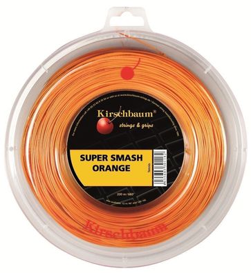 Kirschbaum Super Smash Orange 1,23 mm Tennis Saiten 200 m