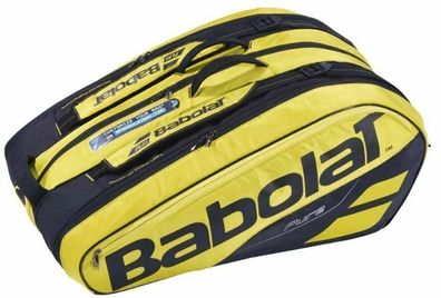 Babolat Racket Holder X 12 Pure Yellow Black 2019