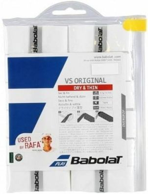 Babolat VS Grip Original x 12 White Griffbänder für Tennis