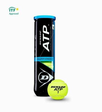 Dunlop ATP Championship Bi-Pack 2 x 4 Bälle Tennisbälle Tennis Balls