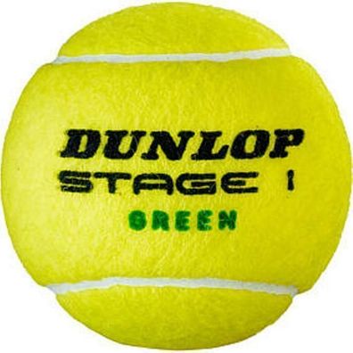 Dunlop Stage 1 Green 12 Tennisbälle Tennis Trainer Balls