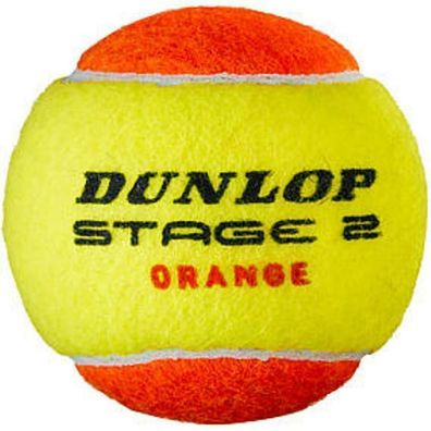 Dunlop Stage 2 Orange 12 Tennisbälle Tennis Trainer Balls