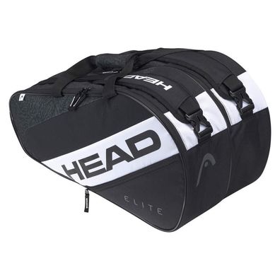 Head Elite Padel Supercombi Black/ White Padel Bag Padeltasche