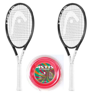 Head Graphene 360 Speed Elite x 2 + Rolle Tennis Racquet
