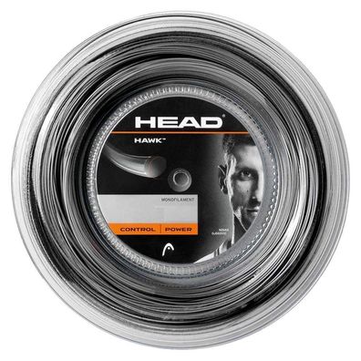 Head Hawk 17 Black 1,25 mm 200 m Tennissaiten Tennis Strings