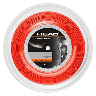 Head Lynx Tour Orange 1,25 mm 200 m Tennissaiten Tennis Strings