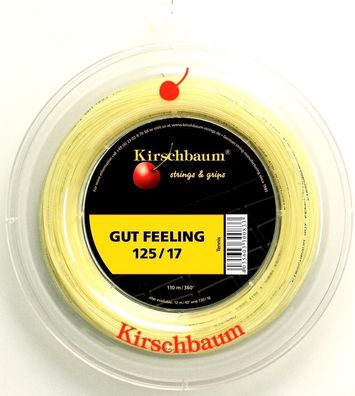 Kirschbaum Gut Feeling 1,25 mm 110 m Tennis Saiten Tennis Strings
